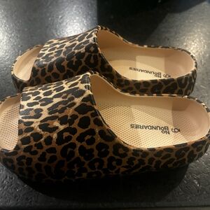 No Boundaries Animal Print Slide Sandals